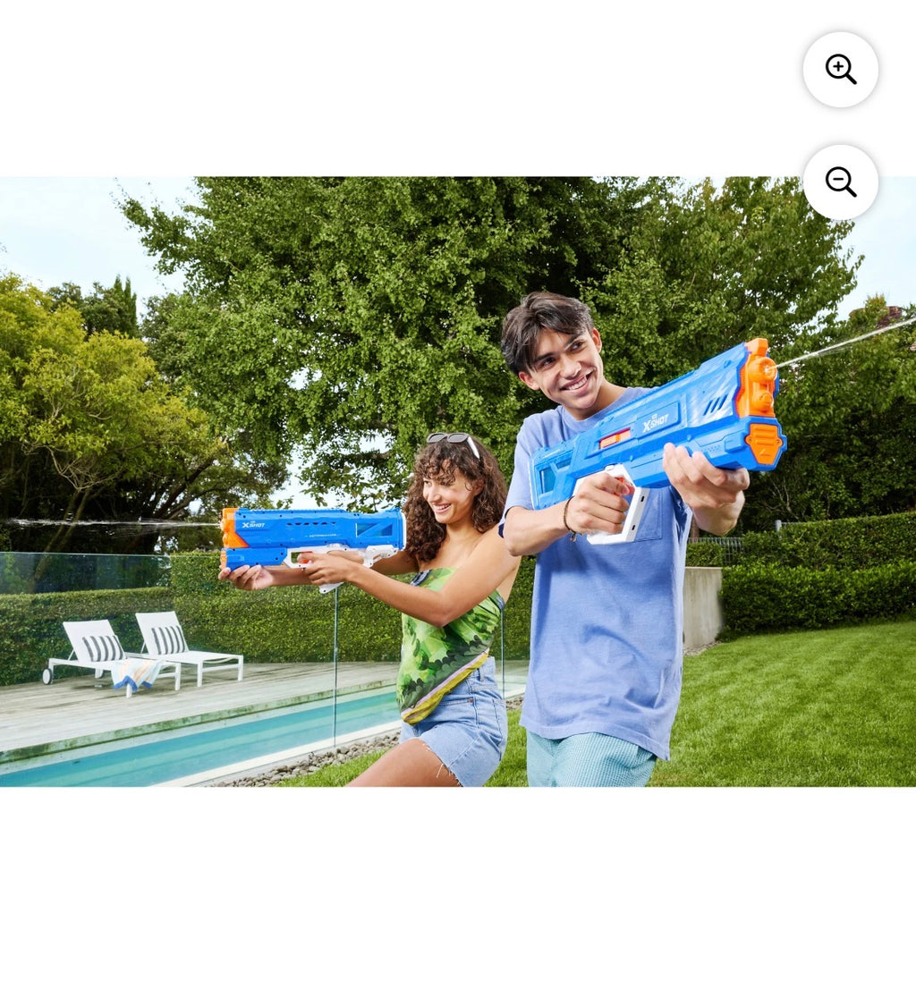 XSHOT Water Hydra Pulse Motor Soaker (Fast Fill) Motorized Outdoor Water Blaster by ZURU for Ages 8+