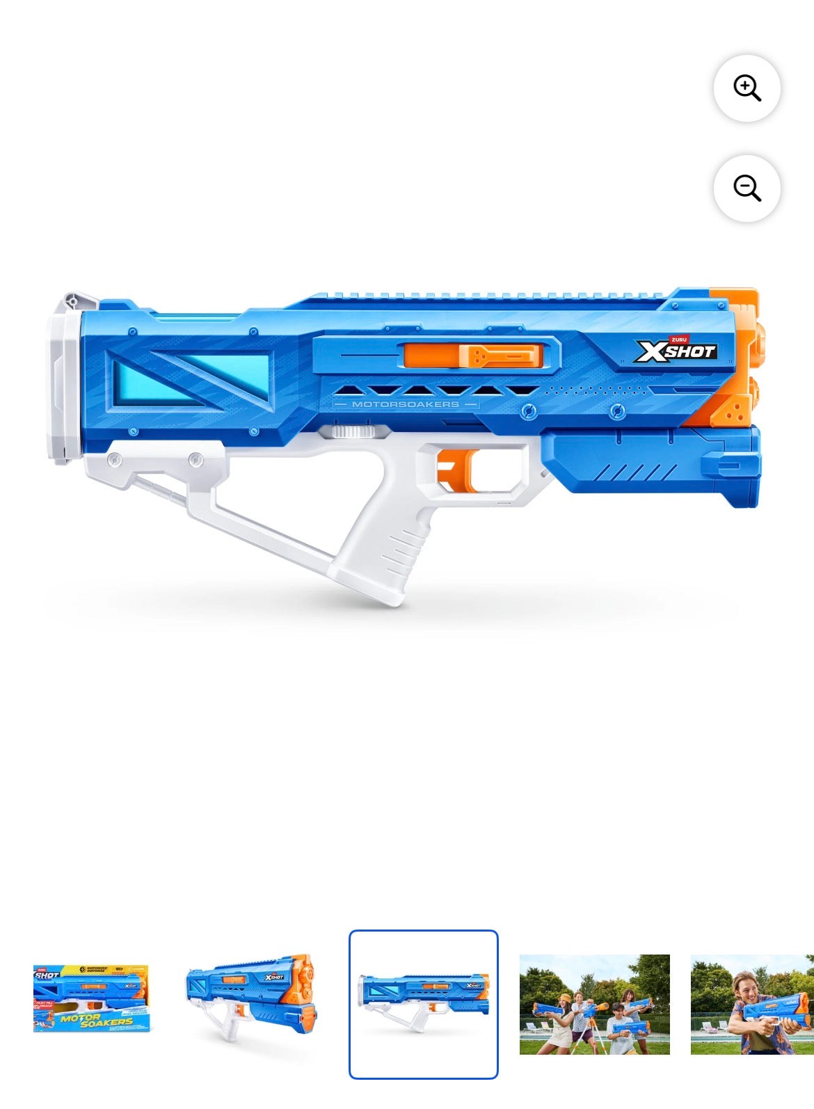 XSHOT Water Hydra Pulse Motor Soaker (Fast Fill) Motorized Outdoor Water Blaster by ZURU for Ages 8+