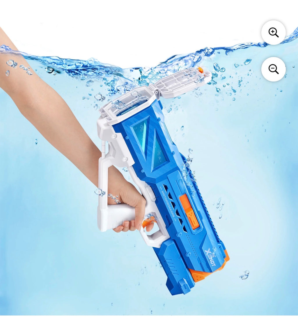 XSHOT Water Hydra Pulse Motor Soaker (Fast Fill) Motorized Outdoor Water Blaster by ZURU for Ages 8+